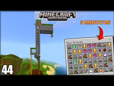 A MELHOR FARM DE PILLAGER DO MINECRAFT PE 1.19 - MINECRAFT SURVIVAL 1.19 #44 ( MINECRAFT BEDROCK )