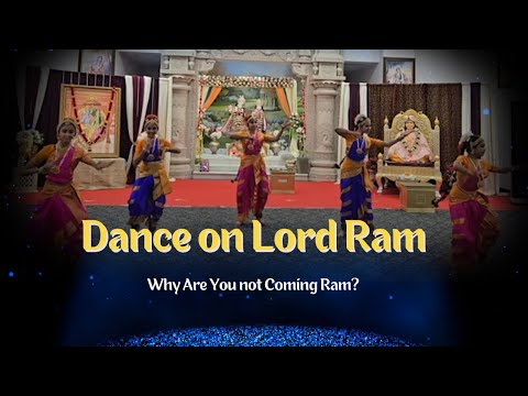 Dance Performance on Lord Ram  l Dr. Sudha Kalavagunta l Ramnavami l Radha Krishna Temple of Dallas