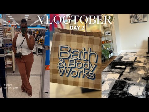 VLOGTOBER 2024 DAY 2: SPENDING TIME W/ THE LORD + NEW RUG + BATH AND BODY WORKS + SHOPPING FOR KAI