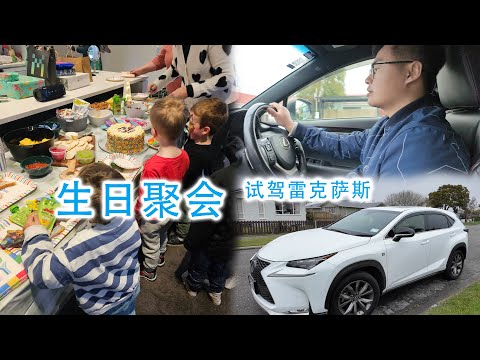 新西兰同学四岁生日party，试驾雷克萨斯（新西兰 Harold Vlog 867）