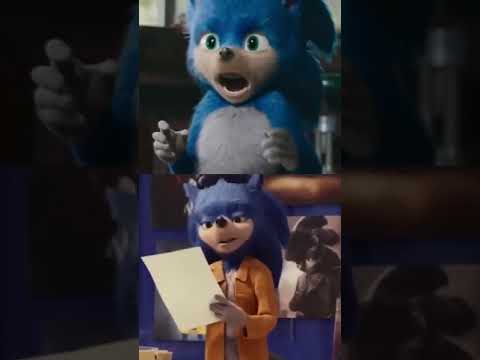 Ugly Sonic vs Original Sonic Movie Design