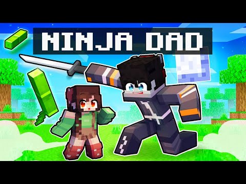 Raised by my NINJA DAD in Minecraft! | OMOCITY | 😍 ( Tagalog )