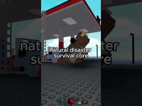 natural disaster survival core #1 || #shortsviral #naturaldisastersurvival #roblox #funny #core