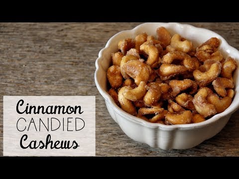 Sweet and Salty Snackers Delight! |  Cinnamon Candied Cashews