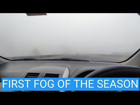 First Fog of the Season Drive | Umaisa Vlogs