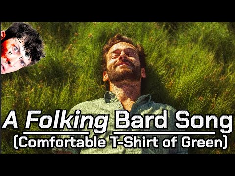 Folking Bard Song 🎻 (Comfortable T-Shirt of Green) [Drone Visualizer]