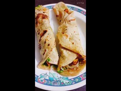 Panneer Frankie |  Simple Frankie Recipe in Tamil