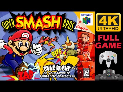 Super Smash Bros. (N64) - Full Game Walkthrough / Longplay (4K60ᶠᵖˢ UHD)