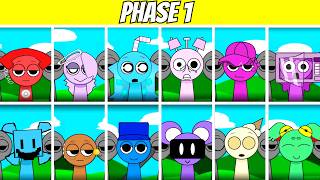 All Phases in New Incredibox Sprunki 2: From Phase 1 to Phase 4