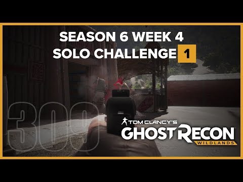 Ghost Recon Wildlands Ep 309 - S06W04 Solo Challenge 1 Kill 5 stunned Santa Blanca with handguns