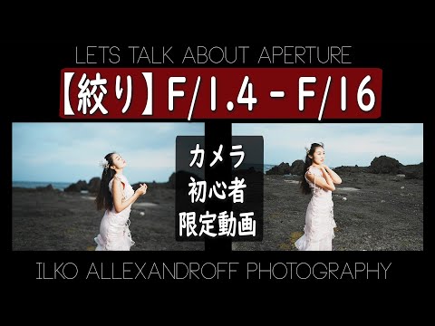 絞りとは【初心者必見】ポートレート撮影で、F/1.4 ~ F/16 を40mmのレンズで見せまーす！