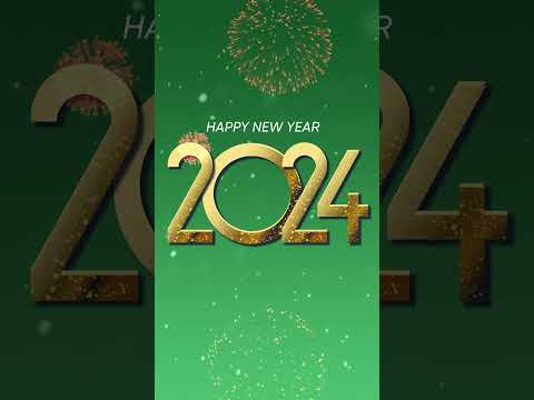 New Year, New Year Celebration, Celebration, Green Screen New Year, 2024 Animation, Free Animation