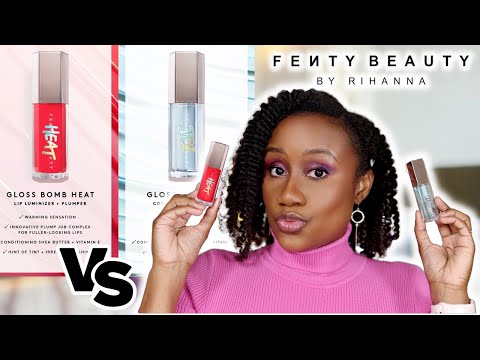 Fenty Gloss Bomb HEAT Vs. Fenty Gloss Bomb ICE | Which Is BETTER?