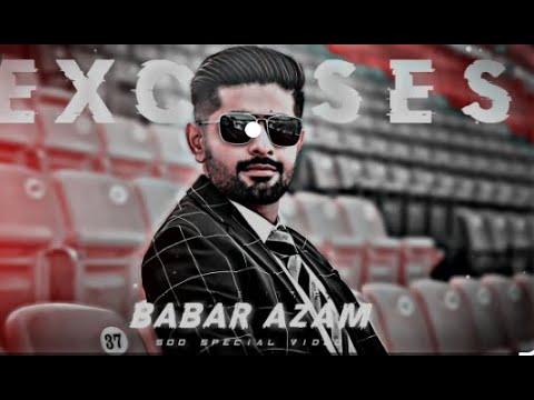 Excuses AP Dhillon ft. Babar Azam / [4K EDIT] [Talha_3ditx] #edit #cricket #babarazam #aftereffects