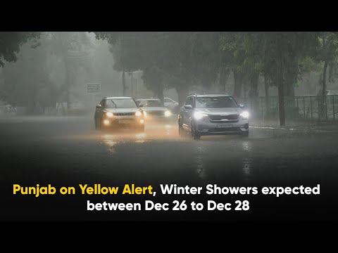 Punjab on Yellow Alert, Winter Showers expected between Dec 26 to Dec 28