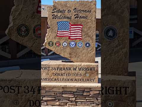 (NEW) Veterans Monument at American Legion 34 Cave Creek