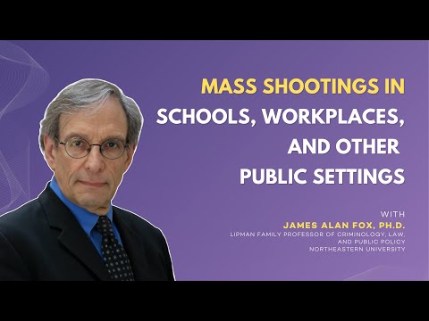 Mass Shootings in Schools, Workplaces, and Other Public Settings