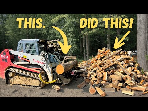 Turned My Track Loader into a Firewood processor! (I’ll Never touch a splitter again! )