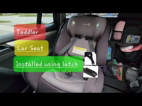 How to install a toddler child seat using latch|Alpha Omega|Cosco