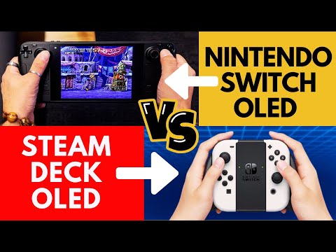 Nintendo Switch OLED vs Steam Deck OLED