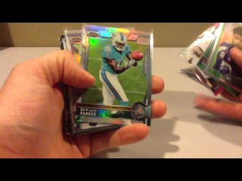 2015 Topps Chrome Football Box Break Recap