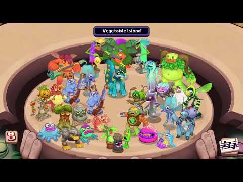 Plant Island but every monster is in an (almost) equal volume