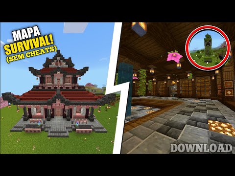 DOWNLOAD MAPA SURVIVAL COM SALA DE BAÚS, FARMS, CONSTRUÇÕES E ITENS OPS - MOSTRANDO MAPAS #16