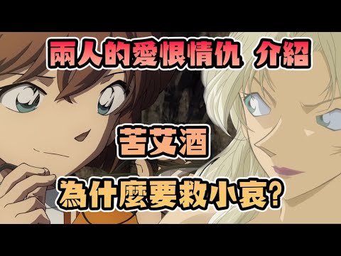 【名偵探柯南 黑鐵的魚影】解析 苦艾酒為什麼要幫小哀!? 解說苦艾酒追殺小哀的過程 和黑暗組織boss的終極目的