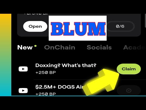 Doxxing? What's that? |BLUM code|Blum New code today answer|Blum Youtube Video code|