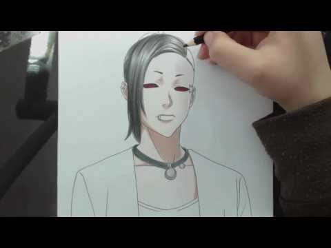 Speed Drawing - Uta (Tokyo Ghoul)