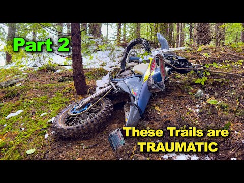 “Almost didn’t make it out!” [Hard Enduro ride in Pacific Northwest rainforest]