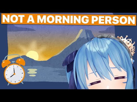 Suisei Really Isn't A Morning Person... (Hoshimachi Suisei /Hololive) [Eng Subs]