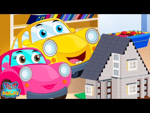 Let's Build Song, Play Toy Game + More Car Rhymes For Kids