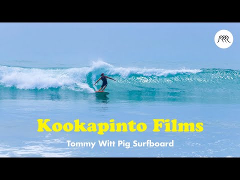 Kookapinto Films | Tommy Witt Pig Surfboard | 50’s style surfboard session