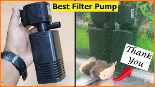 Aquagrace Filter Pump for Aquariums 🐟 | Best filter pump for fresh & salt water tanks 🐟 | 15W Power