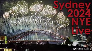 New Years Eve FIREWORKS LIVESTREAM - Sydney Harbour Bridge, Sydney, Australia - 2024 becomes 2025!