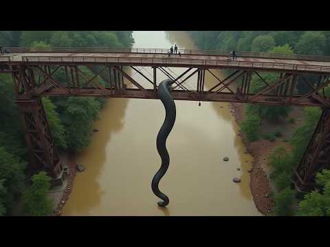 Gigantic Snake Caught on Camera