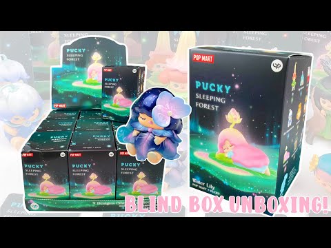 OPENING 9 POP MART PUCKY BLIND BOXES! Pucky Sleeping Forest Full Set Unboxing | MMM