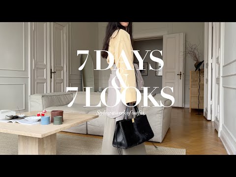 7 Days 7 Looks | Easing into Spring | Transitional Outfits | Spring Wardrobe | Outfit Ideas