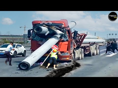 Dangerous Idiots Fastest Truck & Heavy Equipment Fails | Extreme Truck Idiots at Work #8