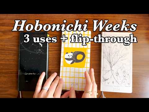 Three ways to use the Hobonichi Weeks + a full mid-year flip-through | messy planning