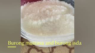 Fermented food( burong isda and mustard)