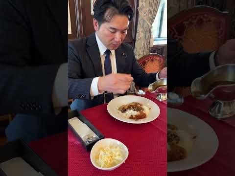 第214回臨時国会　議員食堂の＃カツカレー