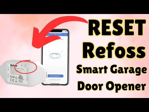 RESET Refosss Smart Garage Door Opener in just 10 seconds | Reset WiFi settings on Smart Garage |