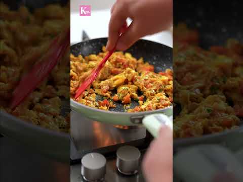 Quick Weekend Brunch - Anda Bhurji Pao | Chef Kunal Kapur | Snacks, Dinner #shorts #shortsvideo