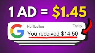 Get Paid $1.45 🤑 Watching A Google Ads