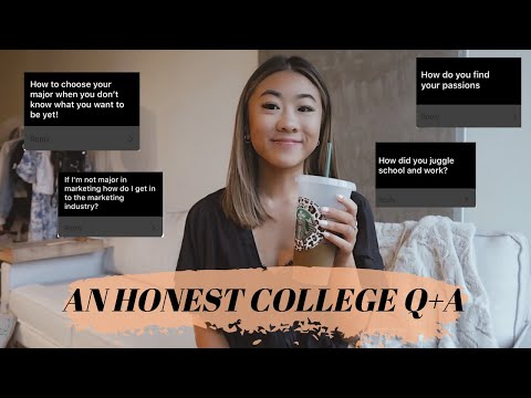 An *honest* college q+a | choosing your major, career paths, internships, getting a job post-grad