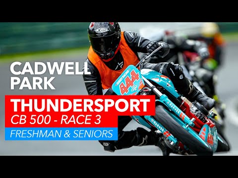 CB 500 Cadwell Park - Thundersport Racing - Senior & Freshman Honda - track day pc32