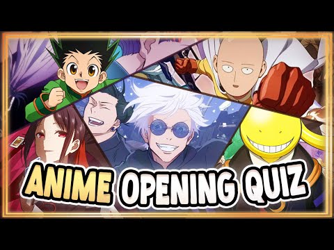 Guess the Anime Opening [Very Easy - Very Hard] 50 Anime Openings