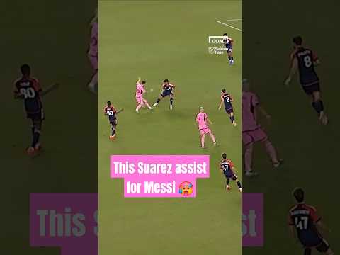 MESSI's STUNNING GOAL from SUAREZ BACKHEEL ASSIST 🔥 #shorts #football #soccer